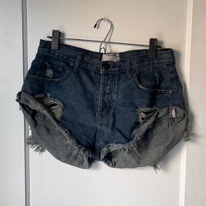 One Teaspoon Jean Shorts